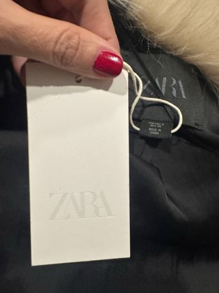Chaquetón Zara pelos viral
