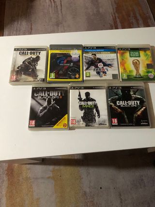 Lote 7 Juegos PS3: Call of Duty, FIFA, Gran Turism