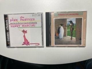 CDs Banda Sonora Pink Panther y Penguin Cafe Orche