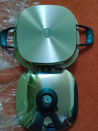 Sartén AMC rectangular con asas