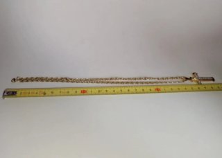 Collana dorata con crocifisso Brillantinata Croce