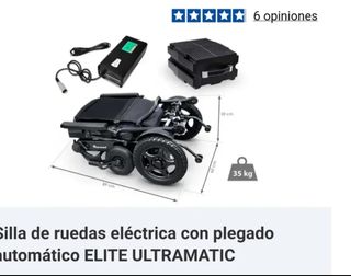 Silla de ruedas eléctrica motorizada