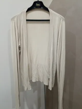 Cardigan donna beige.