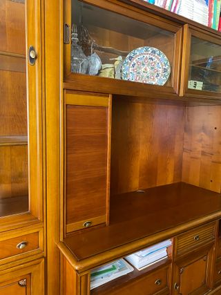 Mueble de salón y comedor cerezo macizo