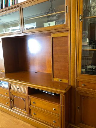 Mueble de salón y comedor cerezo macizo