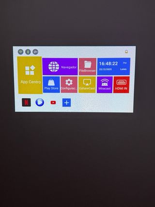 Mini Proyector Portátil 4K Negro