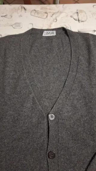 Cardigan uomo BMA puro cashmere tg 52 IT