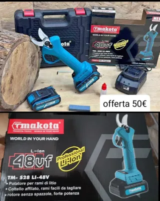 Forbici Elettriche Tmakota 48V Li-ion