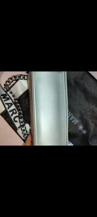 Borsa Marc Ellis Argento e Nero