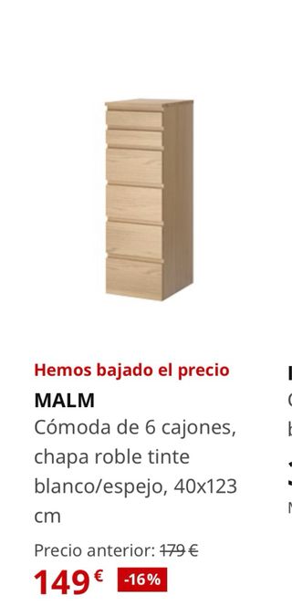 Cajonera de madera