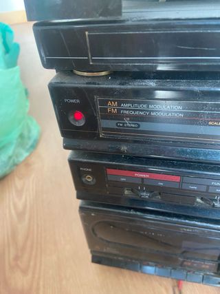 Tocadiscos y Casetera Vintage S 3550