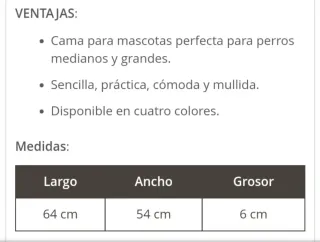 URGE!!Cama perro Nueva