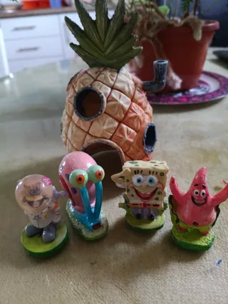 Figuras Pecera Bob Esponja