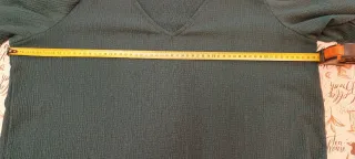 Blusa Violeta By Mango verde manga larga