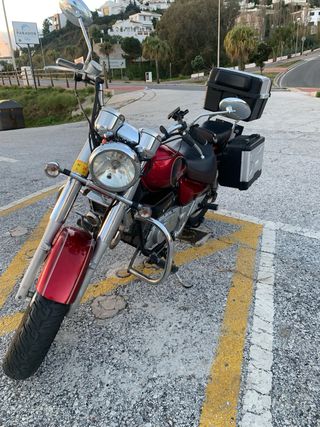 Moto Custom Roja 125cc