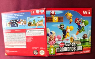New SuperMario Bros.Wii Custodia cartone no manual