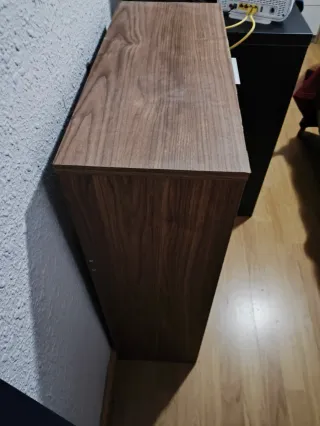 Zapatero Madera Plegable Marrón