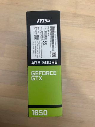 Tarjeta Gráfica MSI GeForce GTX 1650