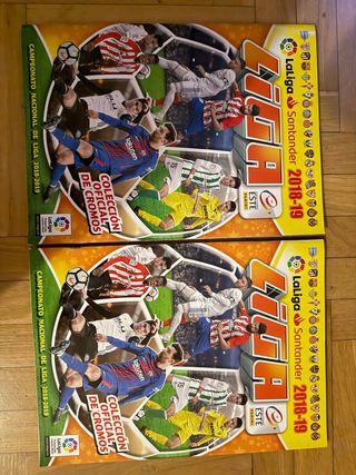 2 Álbumes LaLiga Santander 2018-19 Ed. Este