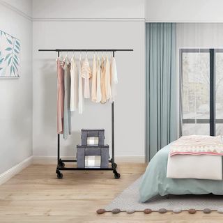 Pack 2 Burros Percheros con Ruedas