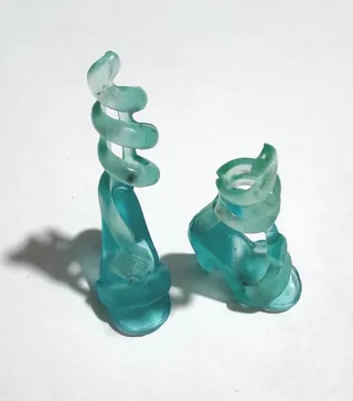 Lotto 3 paia scarpe Barbie blu