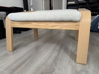 Reposapiés POÄNG IKEA chapa roble