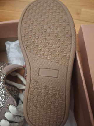 Deportivo niña marca Eli Glitter Topo Talla 27