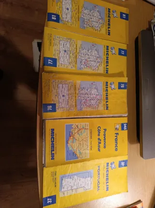 13 Mapas Michelin Europa