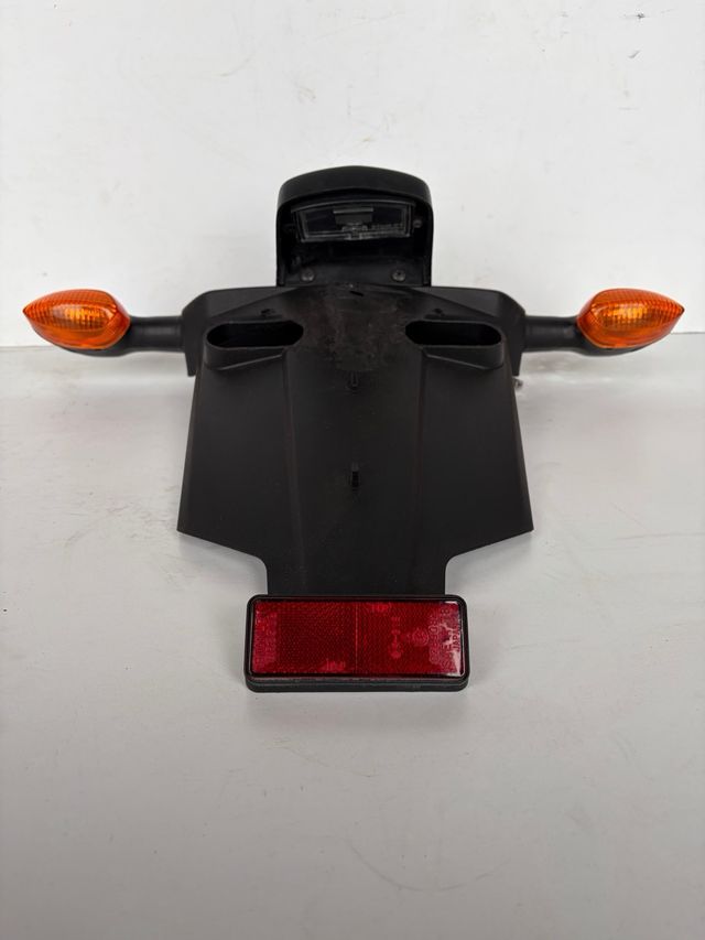 Porta matrícula moto con luces