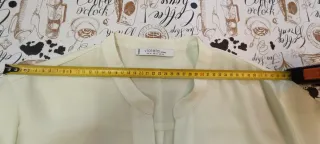 Camisa Violeta by Mango manga larga amarilla