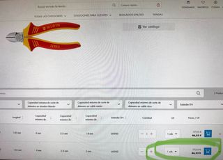 WÜRTH 0714 01 572 - Alicate de Corte