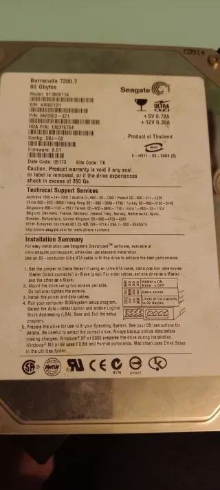 2x Discos Duros IDE 3,5"