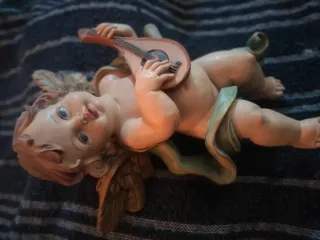 Angelitos músicos con gran acabado