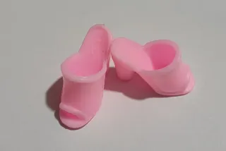 Lotto 5 paia scarpe Barbie rosa