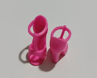 Lotto 5 paia scarpe Barbie rosa