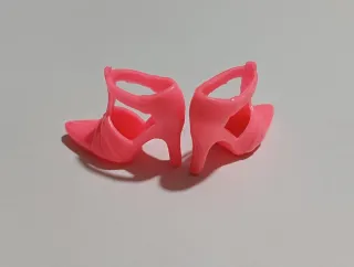 Lotto 5 paia scarpe Barbie rosa