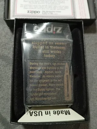 Mechero Zippo Edición Limitada Catching Bullet