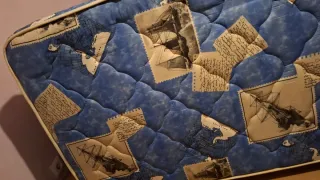 Colchón nuevo tela estampado