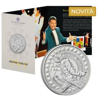 FDC 5 Lire Freddie Mercury 2025 Carlo III