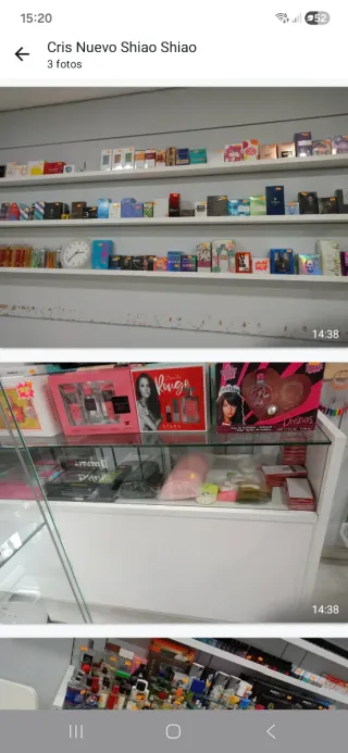 Lote Perfumería y Estanterías