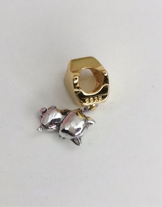 CHARM GATO ESTRELLA PARA PULSERA PANDORA CON CAJA