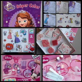 Lote 17 juegos y puzzles Disney Princesas