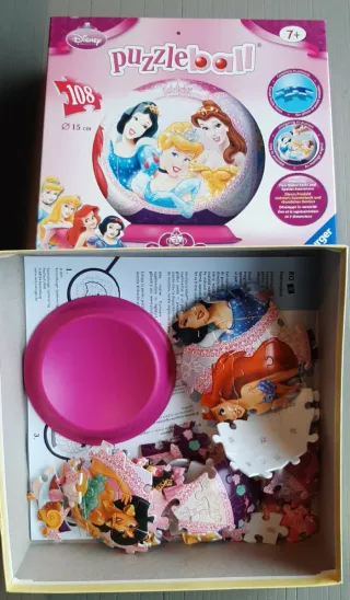 Lote 17 juegos y puzzles Disney Princesas