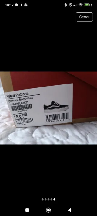 Zapatillas Vans Ward Plataforma