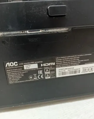 AOC Gaming C27G1 27"  FullHD 144Hz FreeSync Curva