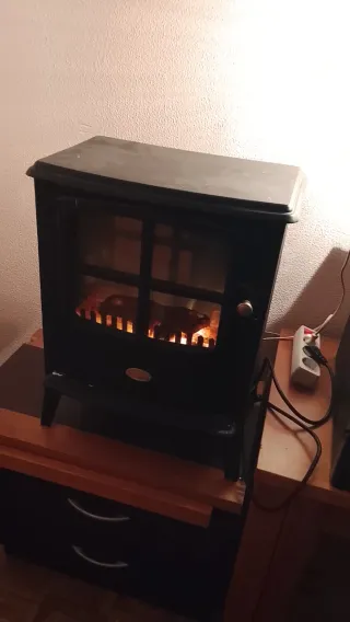 Chimenea  funciona perfectamente da muçha  cálor