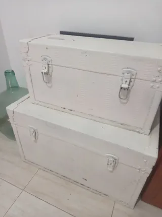 Baúles Cofres Almacenamiento Piel Sintética