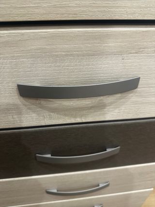 16 Tiradores para armarios - cocina (gris)