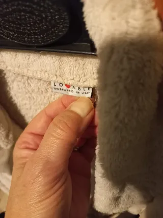 Vestaglia donna Lovable panna morbida