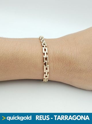 040-05-00539 PULSERA ORO 18K ALTERNA 19CM